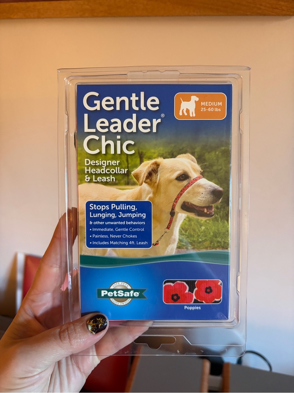 NEW Gentle Leader - Poppy Print Medium